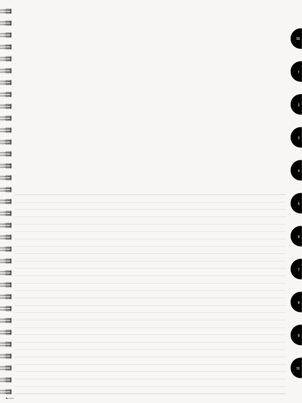 Anteckningsblock beige 10-flikar - Bild 7