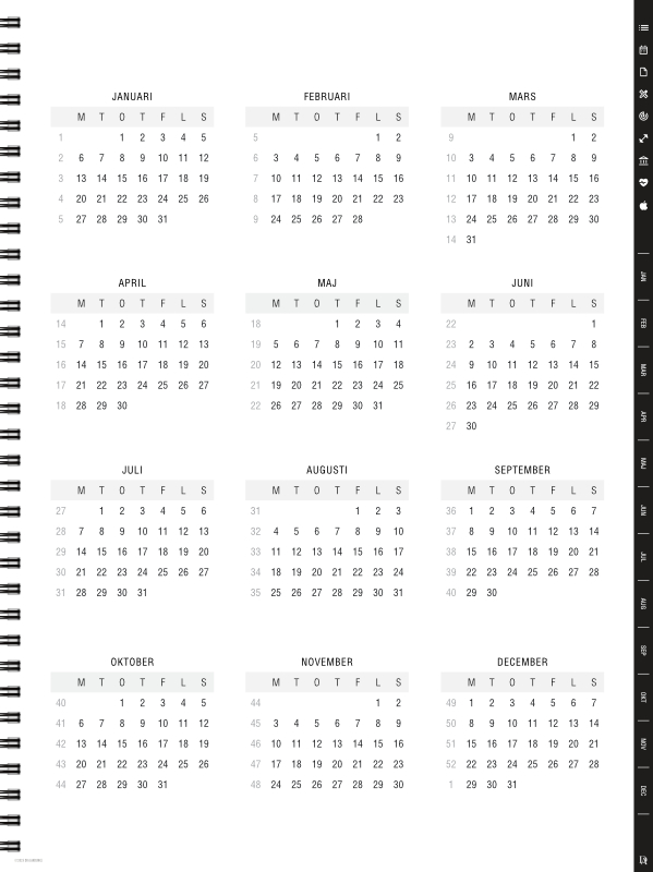 2025 Almanacka white - Bild 4