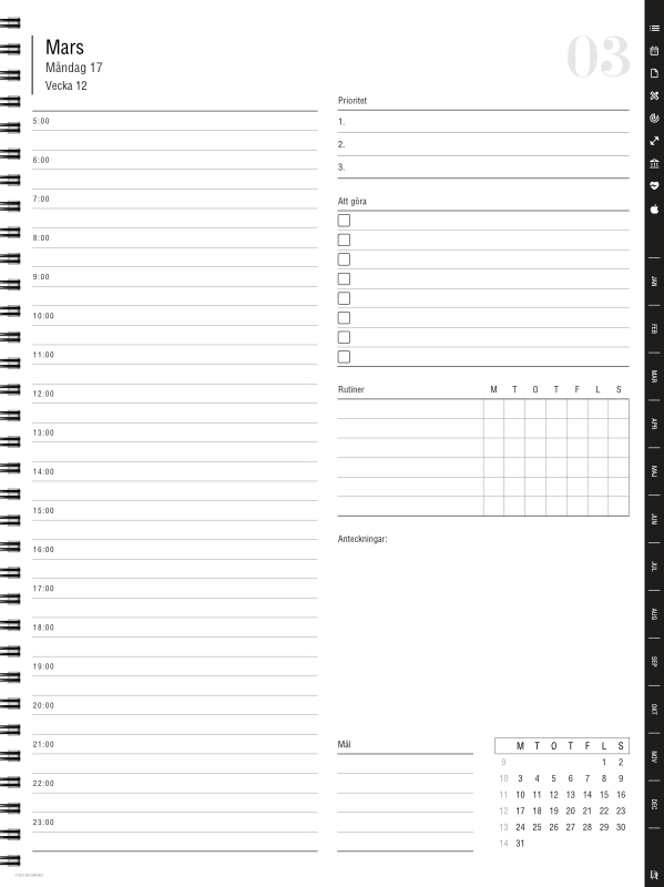 2025 Almanacka white - Bild 8