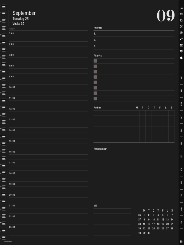 2025 Almanacka dark - Bild 7